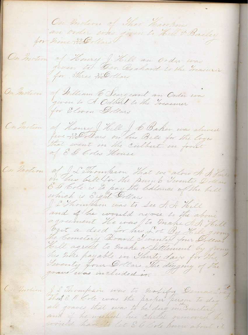 minute book